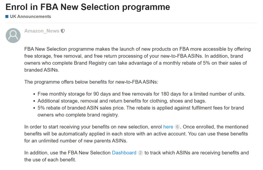 亚马逊FBA新选品计划